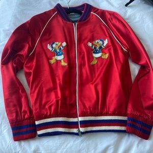 Mens Gucci silk bomber Disney
